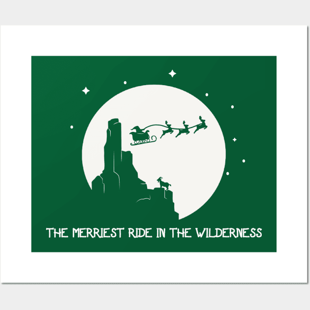 The Merriest Ride in the Wilderness Wall Art by BigThunderDesigns